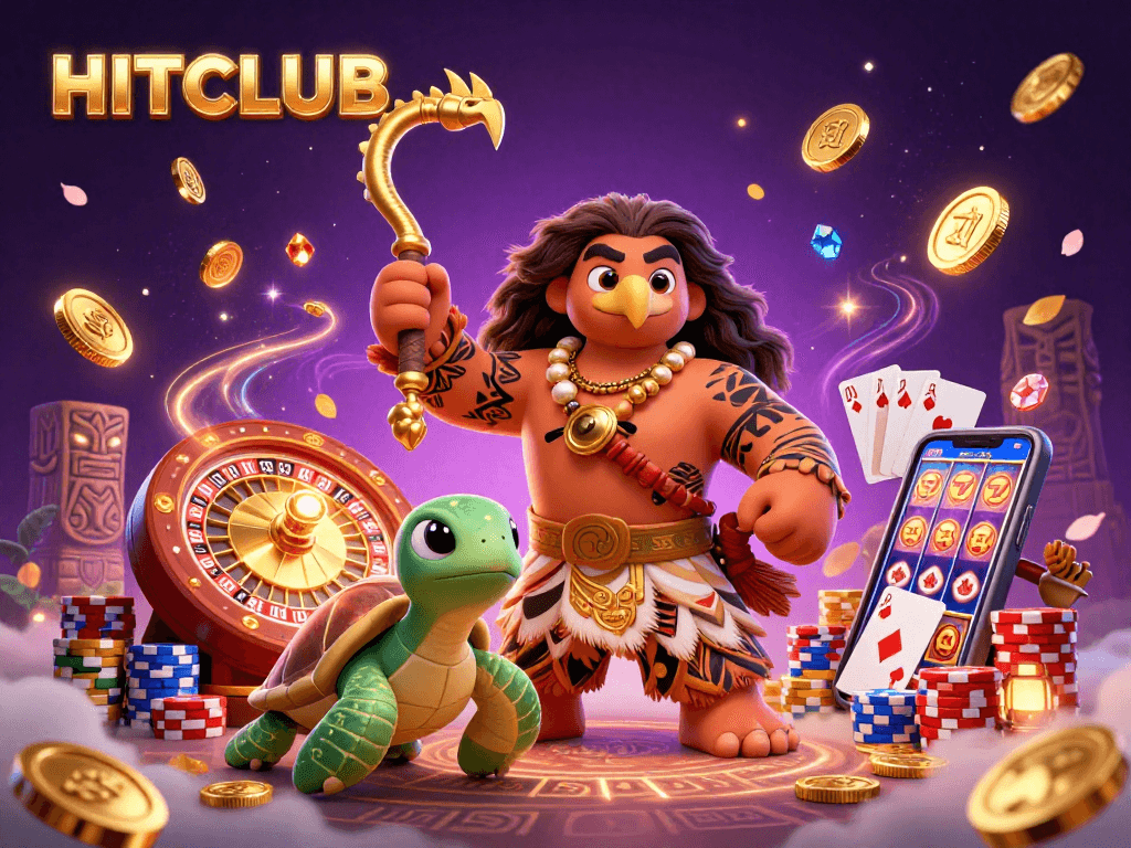 Experience the magic of HITCLUB with vibrant casino characters and energetic game elements.