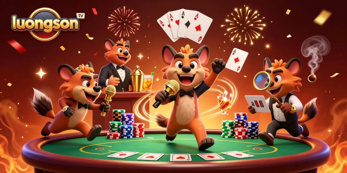 Experience thrilling games at luongson tv’s vibrant casino club with hyenas comics.