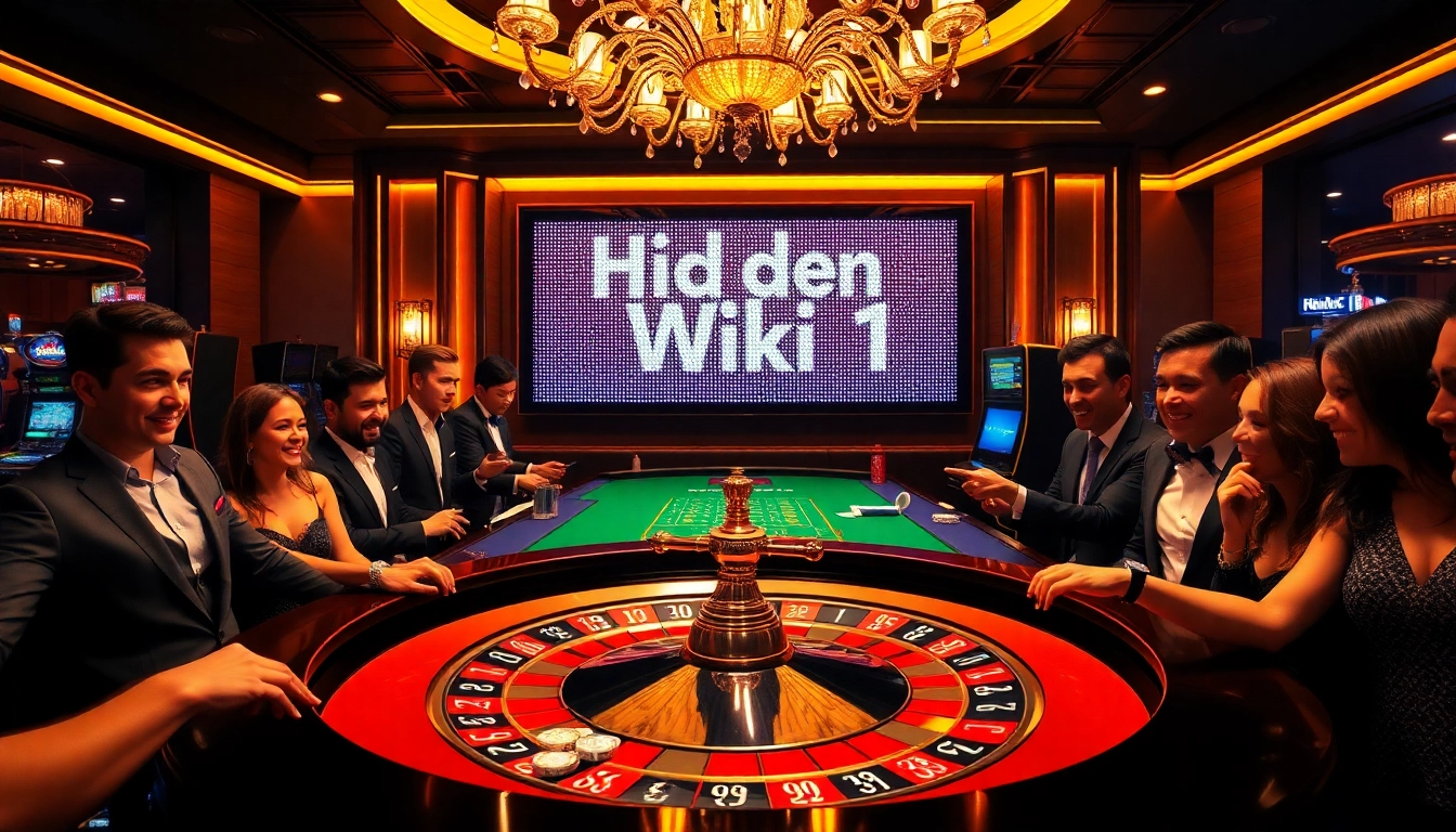 Experience thrilling gameplay at Hidden Wiki 1's top casino tables with vibrant chips and games.