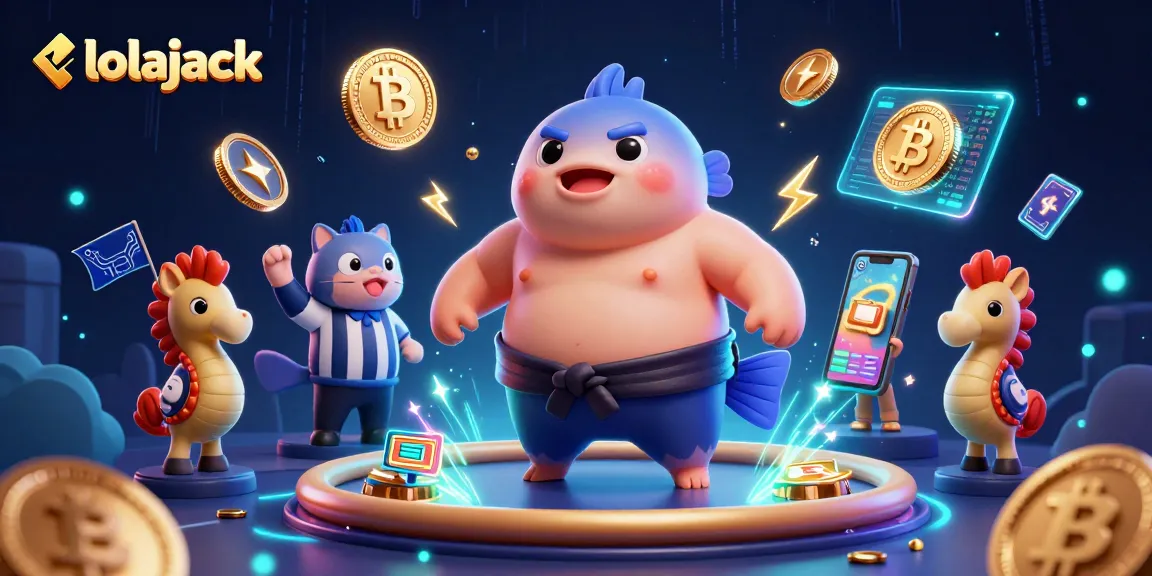 Engage with lolajack as the cartoon fugu battles in a vibrant underwater casino.