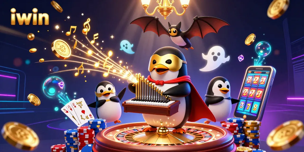 Experience winning moments at iwin through thrilling casino games with flying coins and vibrant characters.