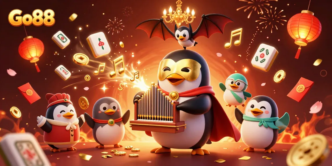 Go88's exhilarating gaming adventure with lively characters and dynamic casino elements