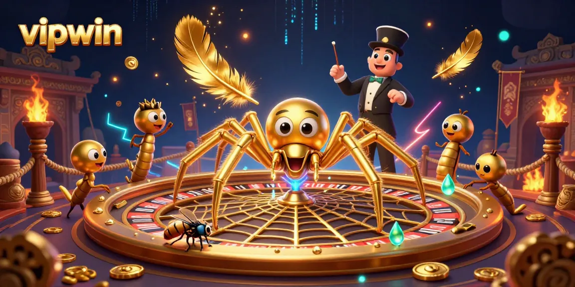 Place bets with vipwin on an exhilarating roulette experience featuring cartoon characters and vibrant casino elements.
