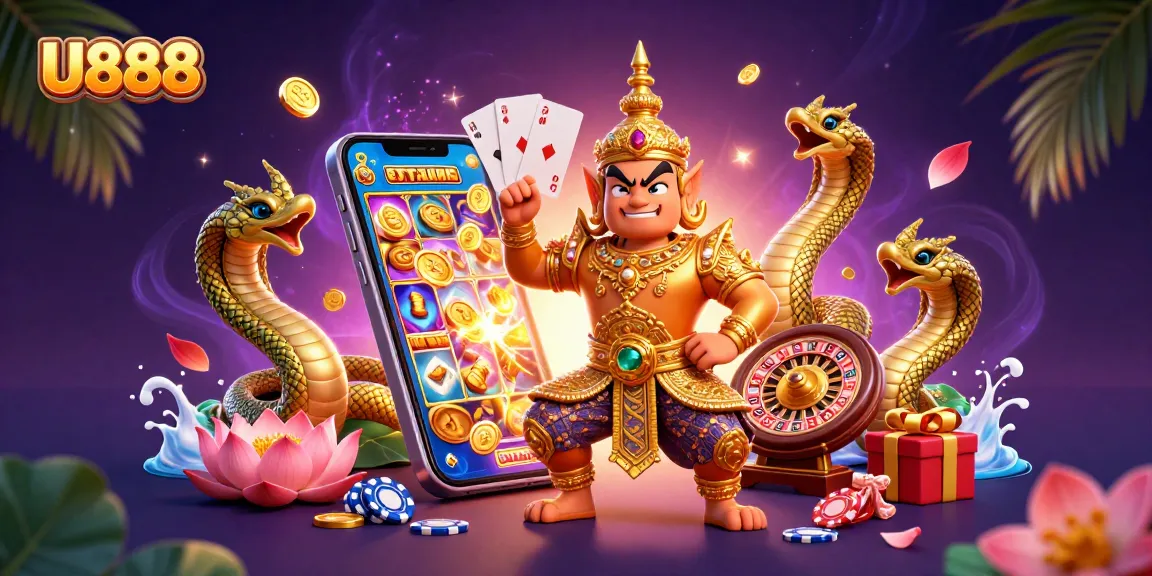 Experience thrilling action at U888's vibrant online casino with captivating gaming elements.