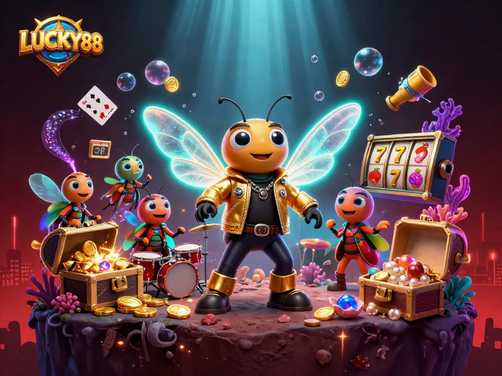 LUCKY88 enhances your gaming with vibrant casino scenes filled with thrilling action and excitement.