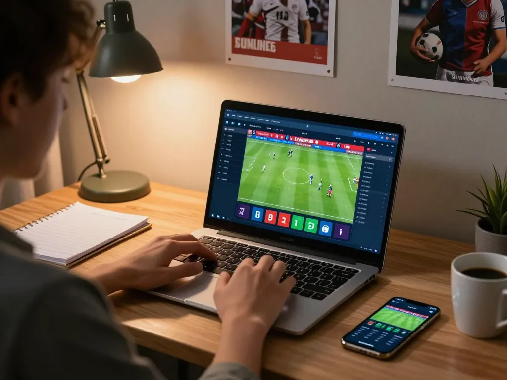 Join the thrilling live betting experience at Jun88, as you place real-time bets on soccer matches.