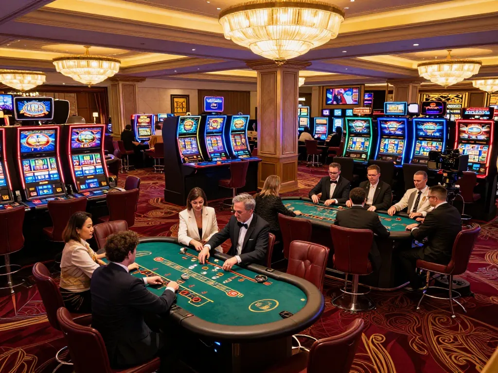 Engaging moments at Red 88 Casino with players immersed in strategic gameplay at elegant tables.