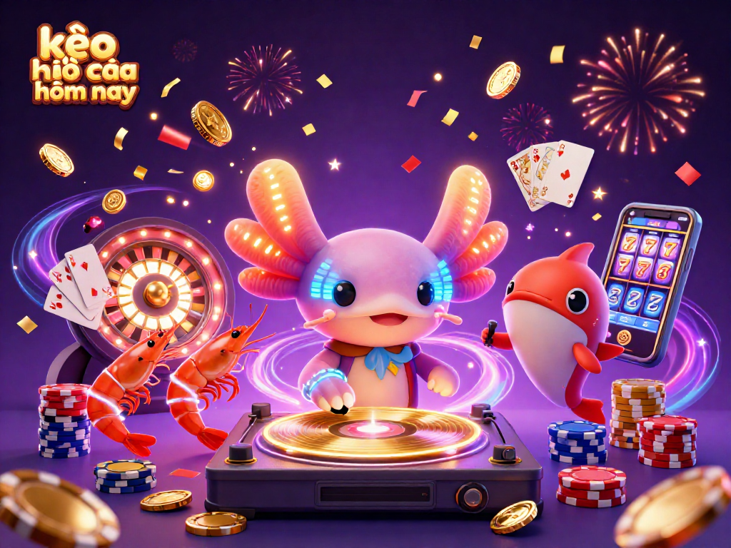 Join the excitement with kèo nhà cái hôm nay as vibrant 3D characters celebrate gaming wins!