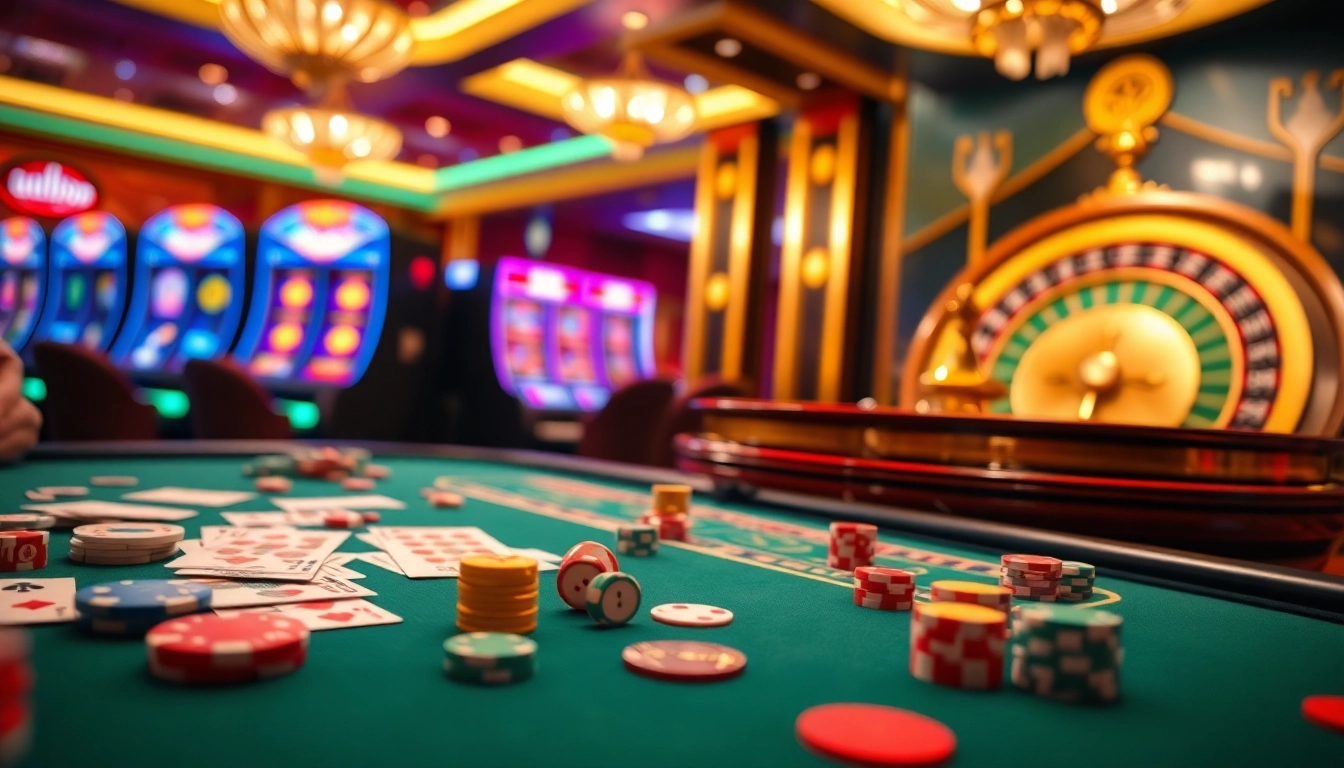 Experience thrilling gameplay at u888 with vibrant casino tables, exciting card games, and lively slot machines.