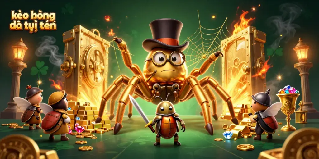 Bet on kèo bóng đá trực tuyến with engaging 3D casino visuals and elements of excitement.