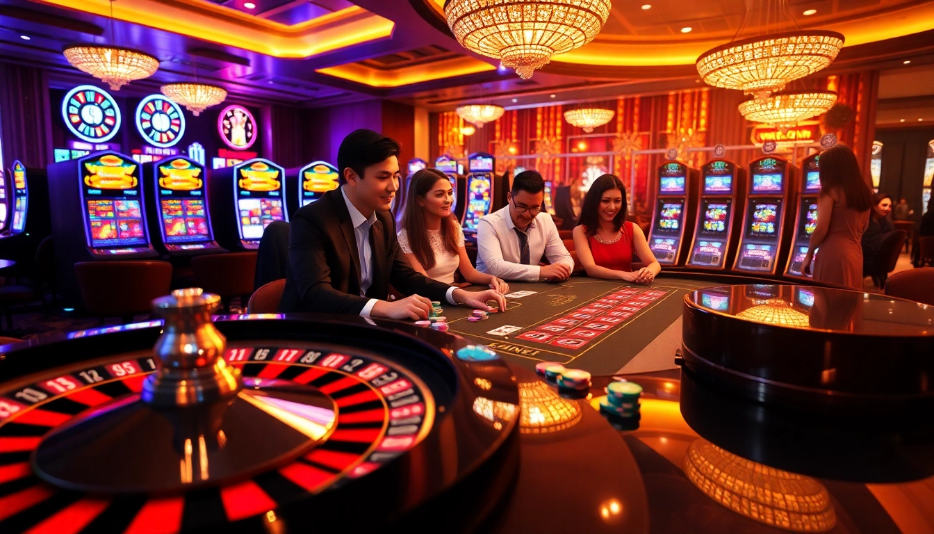 Players celebrate major wins at the casino tables, showcasing thrilling moments and excitement with s8s in action.