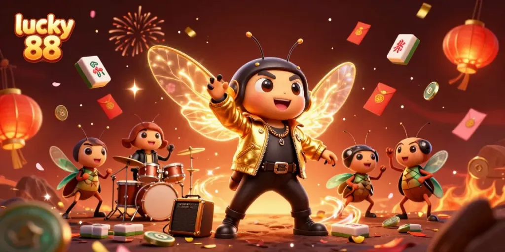 Win big at lucky 88 with vibrant, interactive casino elements and engaging characters.