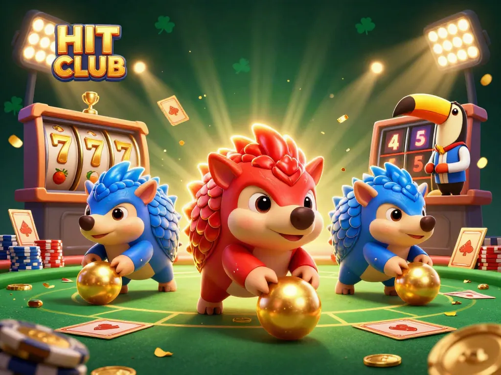Engage in thrilling wins at HIT CLUB with dynamic slot games featuring vibrant characters and rich casino elements.