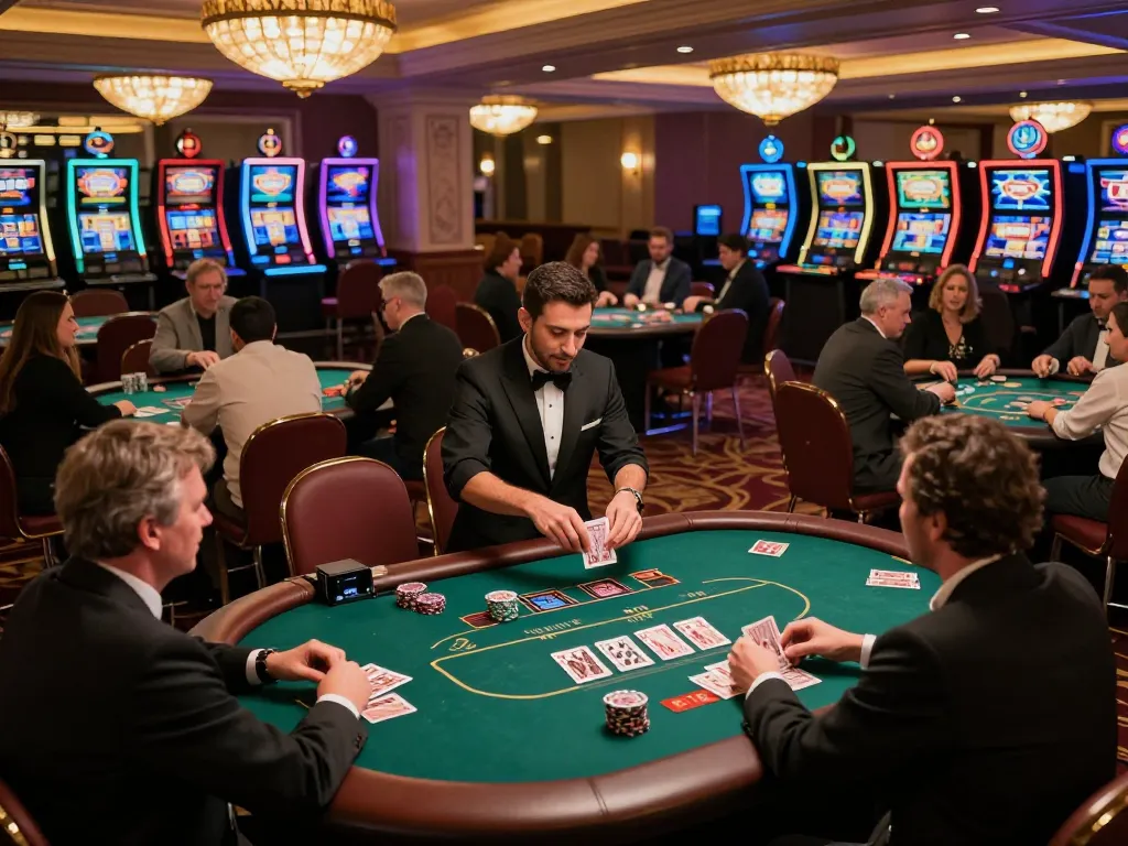 Engage in live gaming excitement at https://dagatructiepp.casino/ with vibrant casino atmosphere and players' strategic moves.