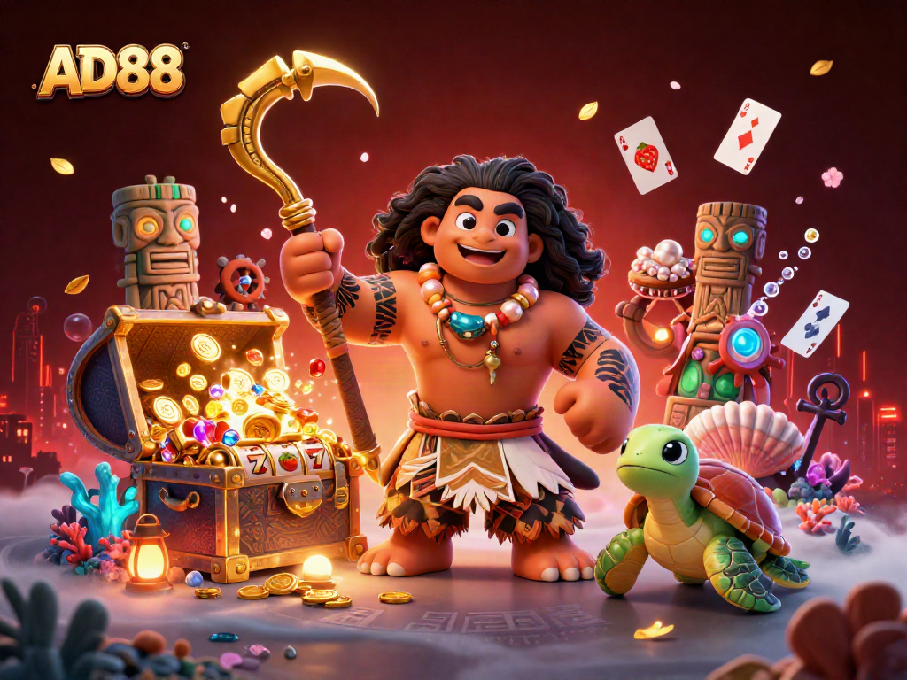 Experience thrilling gameplay adventures with AD88 in a vibrant casino world filled with riches.