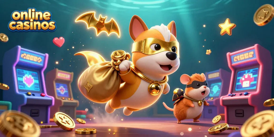 Experience the excitement of online casinos with heroes and colorful gaming elements