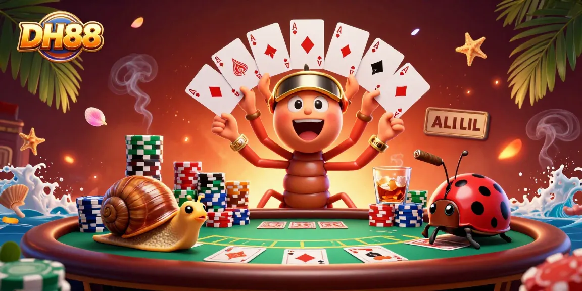 Play thrilling games at DH88 with unique casino characters and vibrant atmosphere.